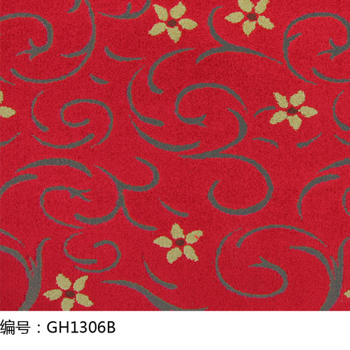 簇绒四色提花圈绒-GH1306B
