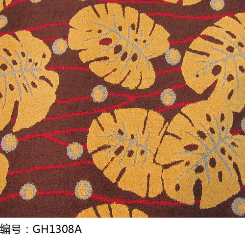 簇绒四色提花圈绒-GH1308A